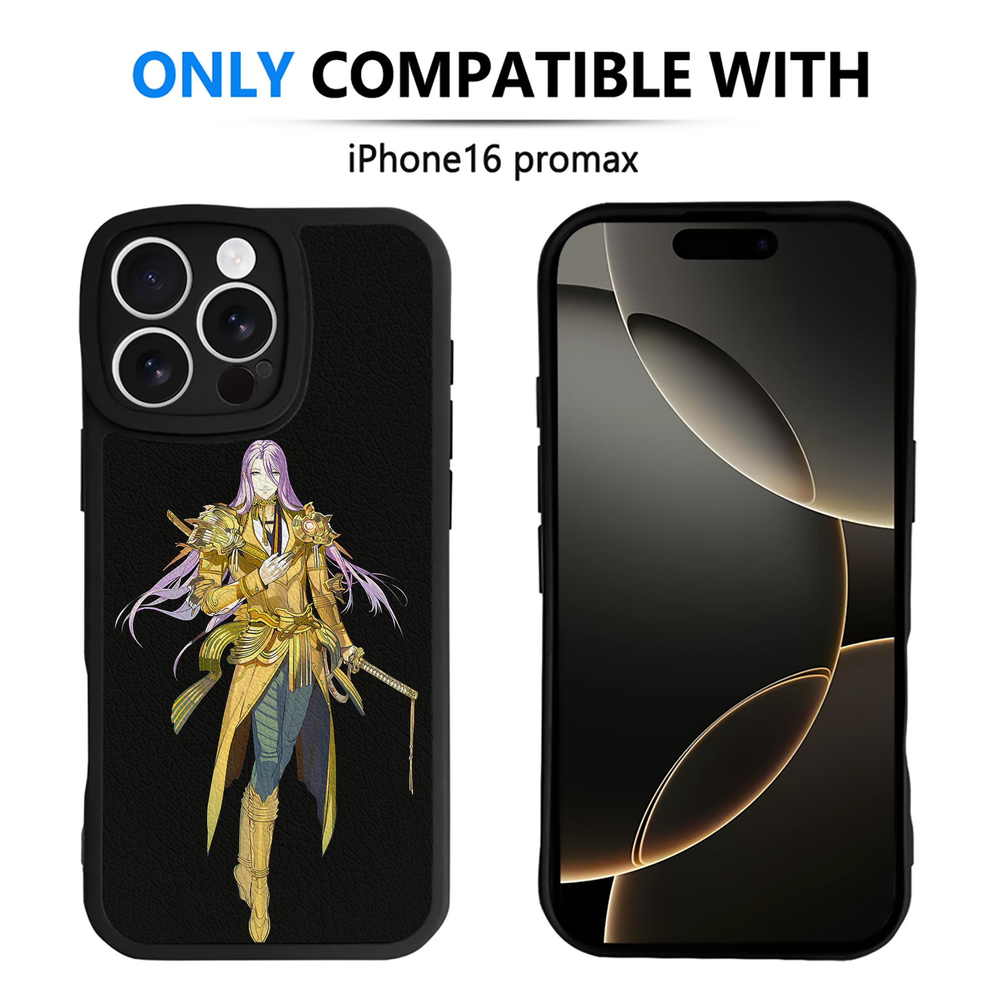（画像用） 刀剣乱舞 Touken Ranbu 【iPhone 16シリーズ対応】シリコンスマホケース（レザー調） 材質：シリコン